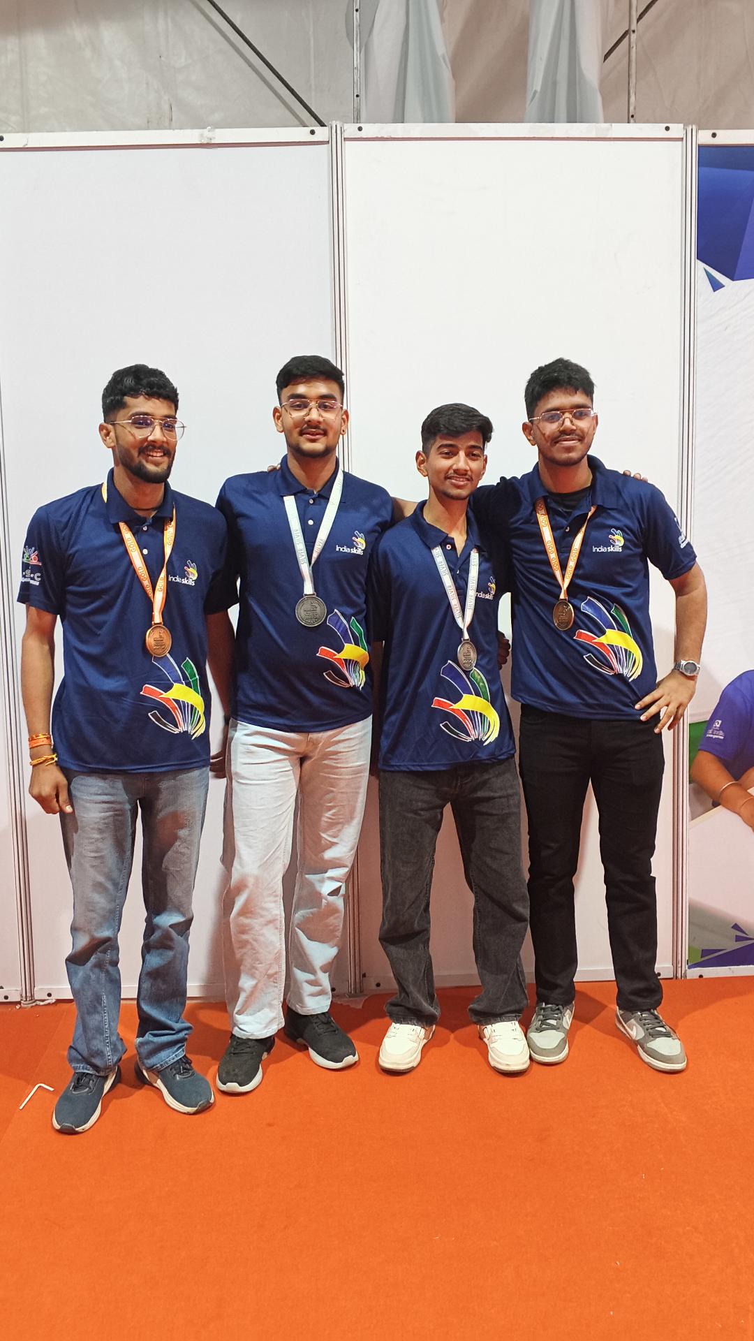 Celebrating our award winners at IndiaSkills